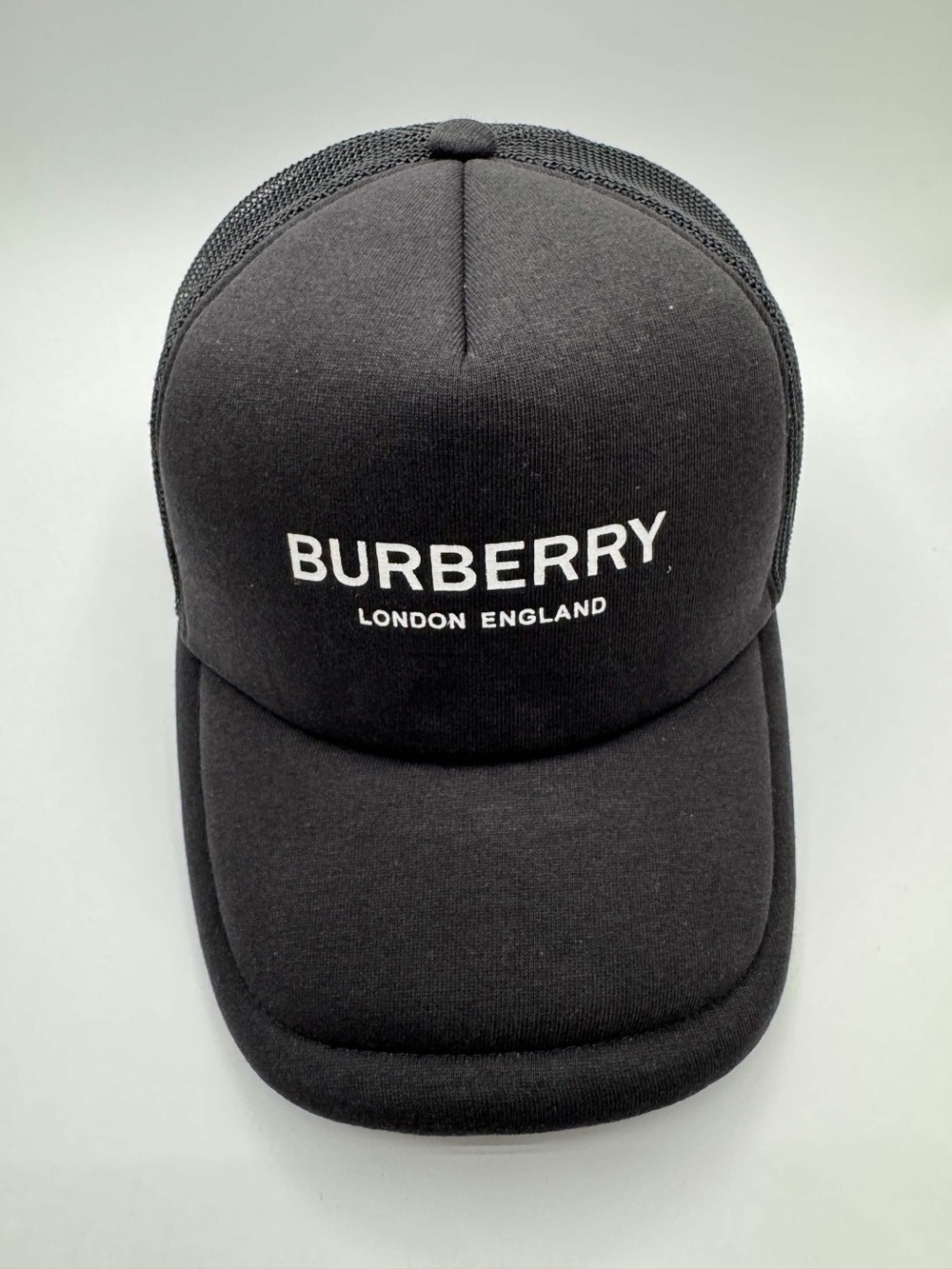Burberry Black Mesh Logo Baseball Cap - Picture 2 of 3